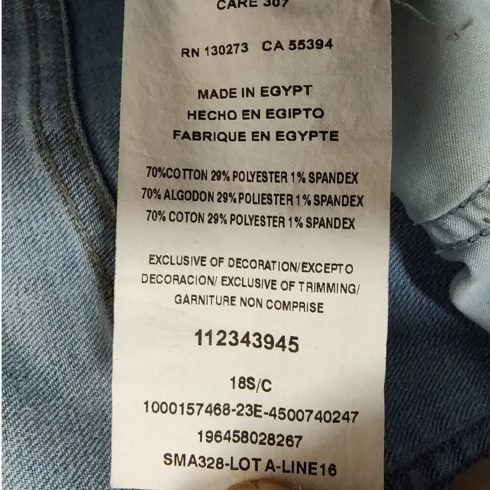 Lee Women's Mid-Rise Straight Leg Jeans Light Wash Size 18S Very Good Comdition